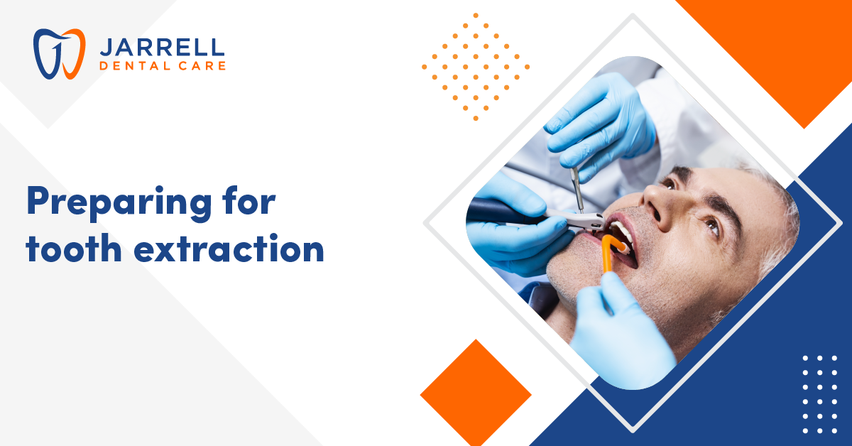 Preparing for tooth extraction